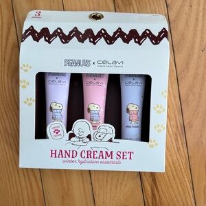 Peanuts Hand Cream Set - Pink, Purple, White